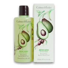 Crabtree & Evelyn Avocado Olive & Basil Revitalizing Bath & Shower Gel 8.5oz NIB