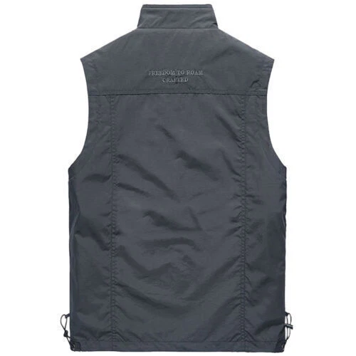 Weste Herren Outdoor Anglerweste Vielen Taschen Arbeitsweste Jagd Freizeitweste - Bild 2 von 18