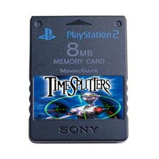 TimeSplitters PS2 Official Memory Card 100 Completed Unlocked Saves