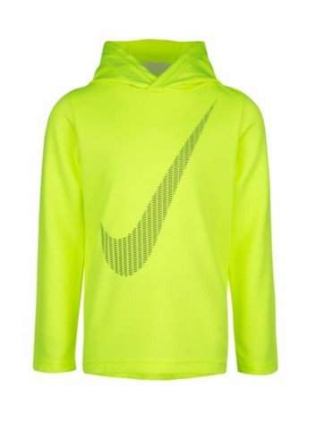 Nike Boys Swoosh Thermal Pullover Neon 