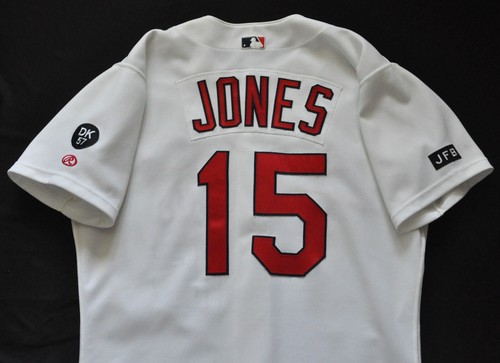 #15 "Jones" St. Louis Cardinals Rawlings Jersey 2002 Set 1 Team Issue Men 44 L - Picture 9 of 10