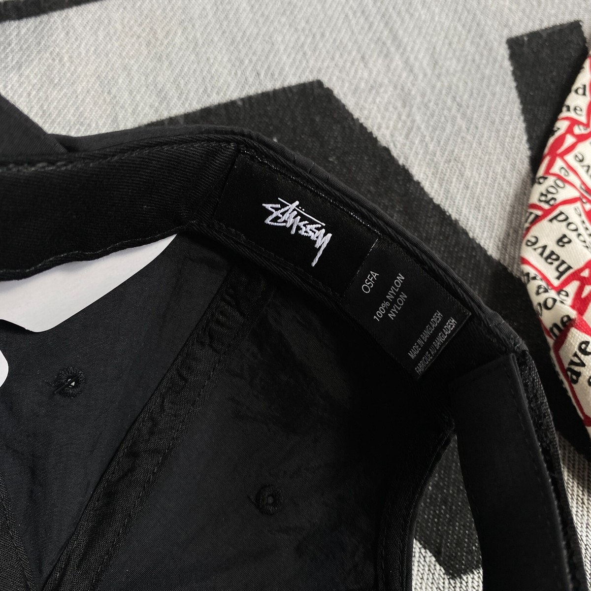 Stussy Nylon Reflective Cap Hat Black OS BNWT Original | eBay