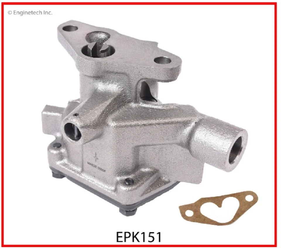 Chevy Chevrolet GMC 230 250 292 6 Cyl Enginetech Oil Pump 1963 - 1989 - Image 2 of 4