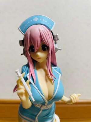 Super Sonico Nurse ver. Blue Lab Coat Prize Japan Import Limited