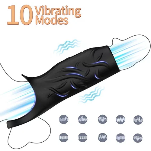 Male Cock-Girth-Enlarger-Enhancer-Big Penis-Extension-Extender-Sheath-Sleeve Men - Picture 7 of 8