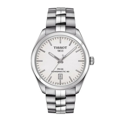 TISSOT PR 100 POWERMATIC 80 T1014071103100 MEN'S WATCH | eBay