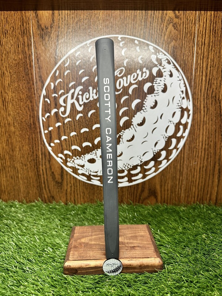 Impugnatura Per Putter Scotty Cameron Pistolini Plus – Colore Nero Con Scritte Bianche – Originale Titleist – Peso 80g