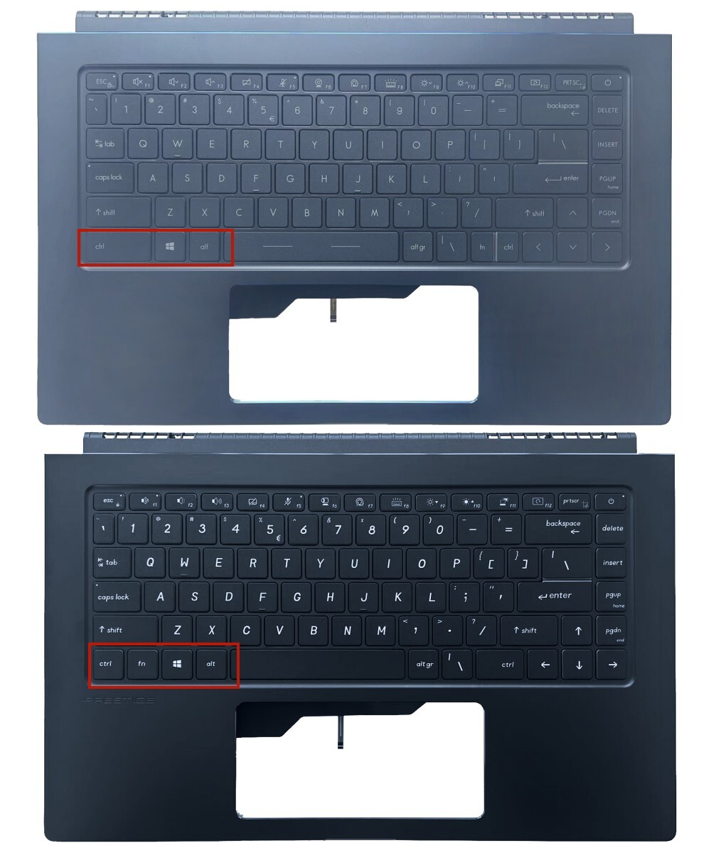 New For MSI Prestige 15 A10SC MS-16S3 Upper Case Palmrest Gray