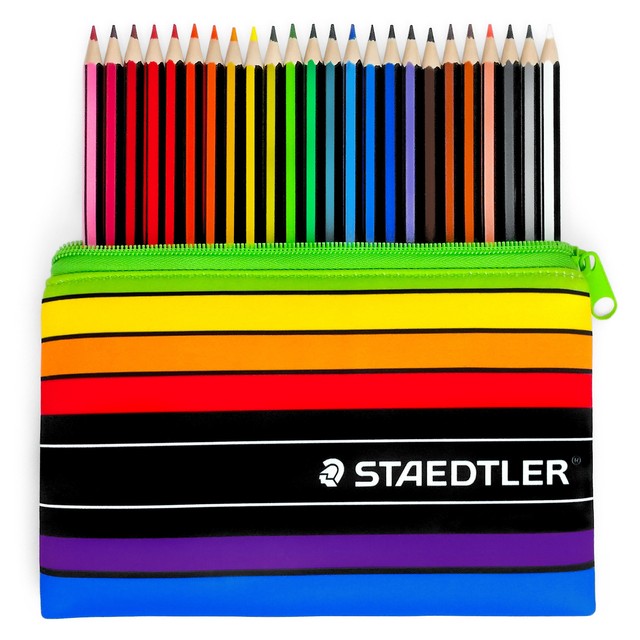 staedtler 185 c24 noris colour colouring pencil assorted colours