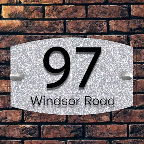 House Number Plaques Personalised Door Numbers Door Signs Custom Number Plate - Picture 4 of 58