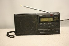 SONY ICF-M350L PLL SYNTHESIZED 3 BAND PORTABLE RADIO RECEIVER WITH ALARM 