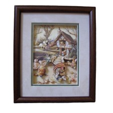 PenDelfin Rabbit Collectors Picture - Fun and Games at the Large House