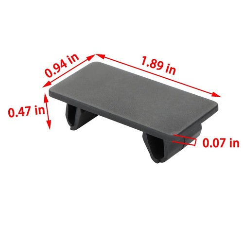 8 Pezzi Interruttore a bilanciere Copertura Pannello ABS Rettangolare Interruttore a bilanciere Vuoto Snap-in H - Foto 3 di 3