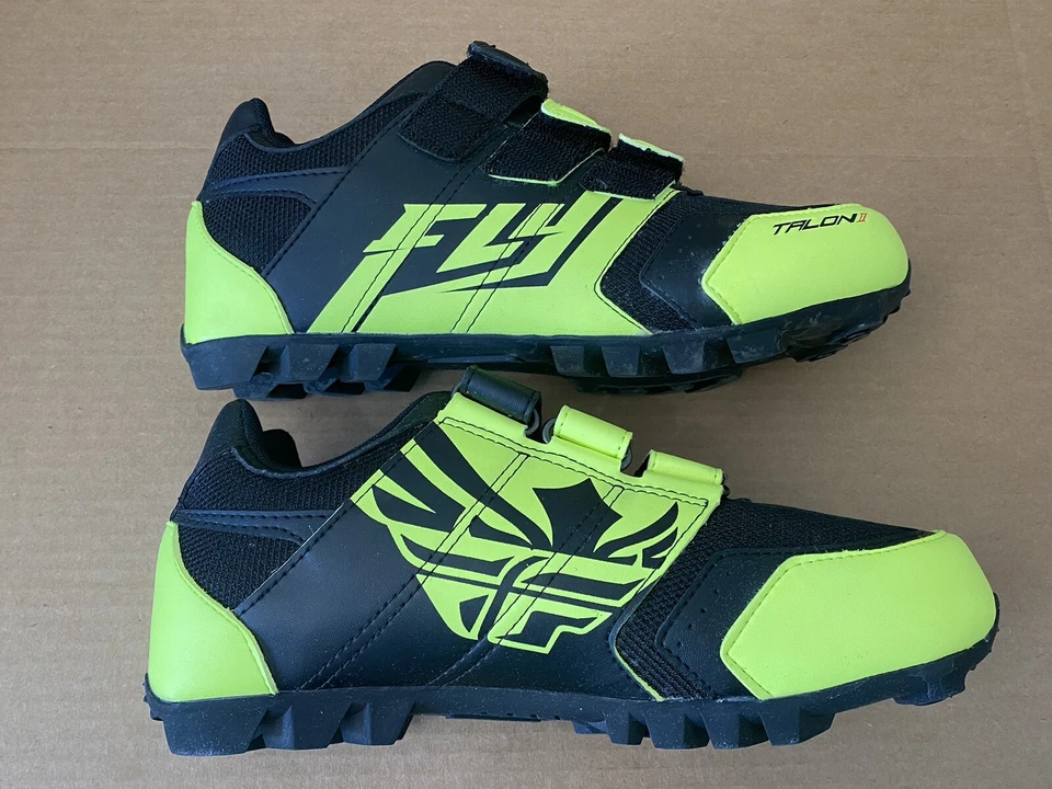 Fly Talon II BMX Bicicleta de Montaña Zapato Sin Clip Talla US 7 Negro/Amarillo Para Hombres GT02188 Foto 4 de 4