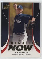 2009 Update Series 1 & 2 Fat Packs Generation Now Gold 82/99 AJ Burnett #GN1 e9y