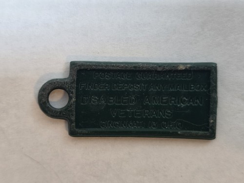 1961 Hawaii DAV Tag Keychain License Plate N-9177 - Picture 2 of 2