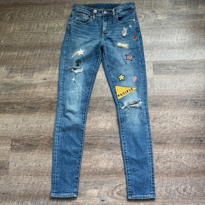 Levi's 721 High Rise Skinny Jeans Montana Sky 25