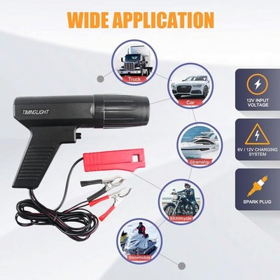 Automotive Xenon Inductive Timing Light Engine Ignition Tune Up Gun CA