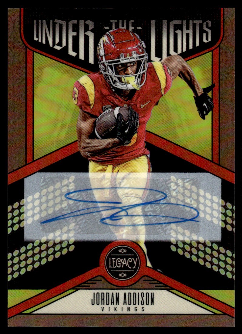 2023 Panini Legacy Under the Lights  Bronze Jordan Addison Rookie Auto 038/100
