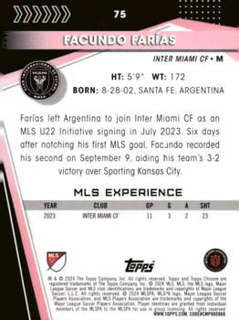 2024 Topps Chrome MLS Facundo Farías 75 RC Inter Miami CF | eBay