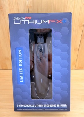 BaBylissPRO LITHIUMFX+ Matte Black Cord/Cordless Ergonomic Trimmer |  FX773NMB