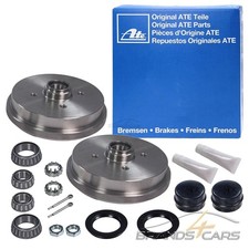 ATE 2x BREMSTROMMEL SATZ BREMSTROMMELN Ø180 HINTEN FÜR VW POLO 86C 1.0-1.4 81-94