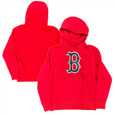 Boston Red Sox Hoodie Women's MLB Red Top - New