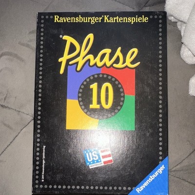 Ravensburger Phase 10 Strategy Card Game, 2-6 Players, Ages 17+, 2005