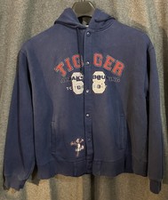 Disney Store Tigger Button Hooded Sweatshirt Size Large B00025