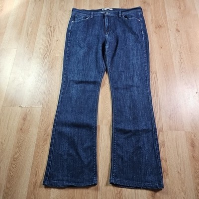 Levis 515 Bootcut Women Jeans Flap Pocket Cowgirl Y2K Whiskered  14L 34x31 Dark