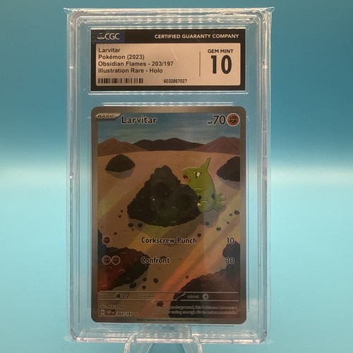 Larvitar graded CGC 10 for sale on eBay