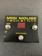 Tech 21 Midi Mouse Foot Controller Switch 3-Button Floor Pedal