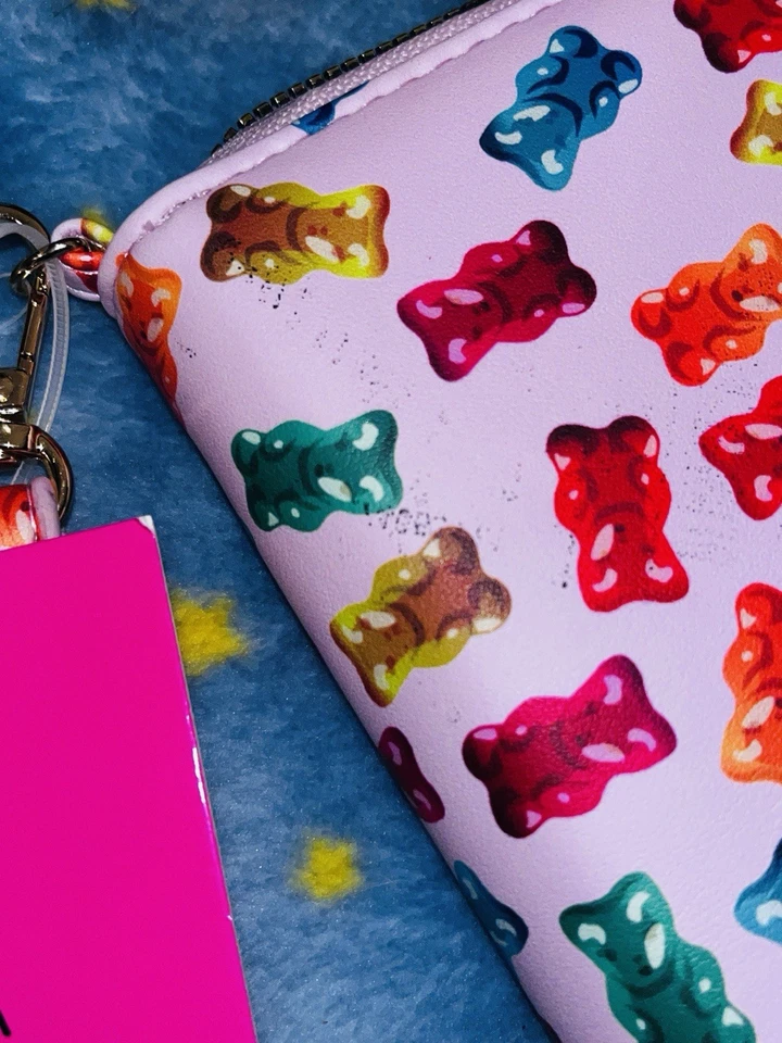 Cartera larga difícil de encontrar Betsy Johnson Gummy Bear NUEVA NUEVA CON ETIQUETAS Foto 3 de 4