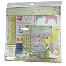 DaySpring Chapters of Life Baby Scrapbooking Kit Religious Bible Verse Craft