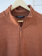 Simply Southern Quarter-Zip Pullover Men's XL Mock Collar Rust Color