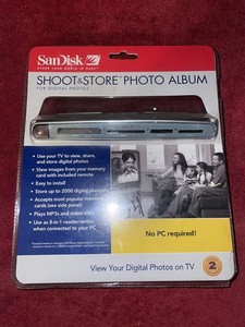 SanDisk Shoot & Store Photo Album for Digital Photos 8-in-1 Reader SDV2S-A-A30