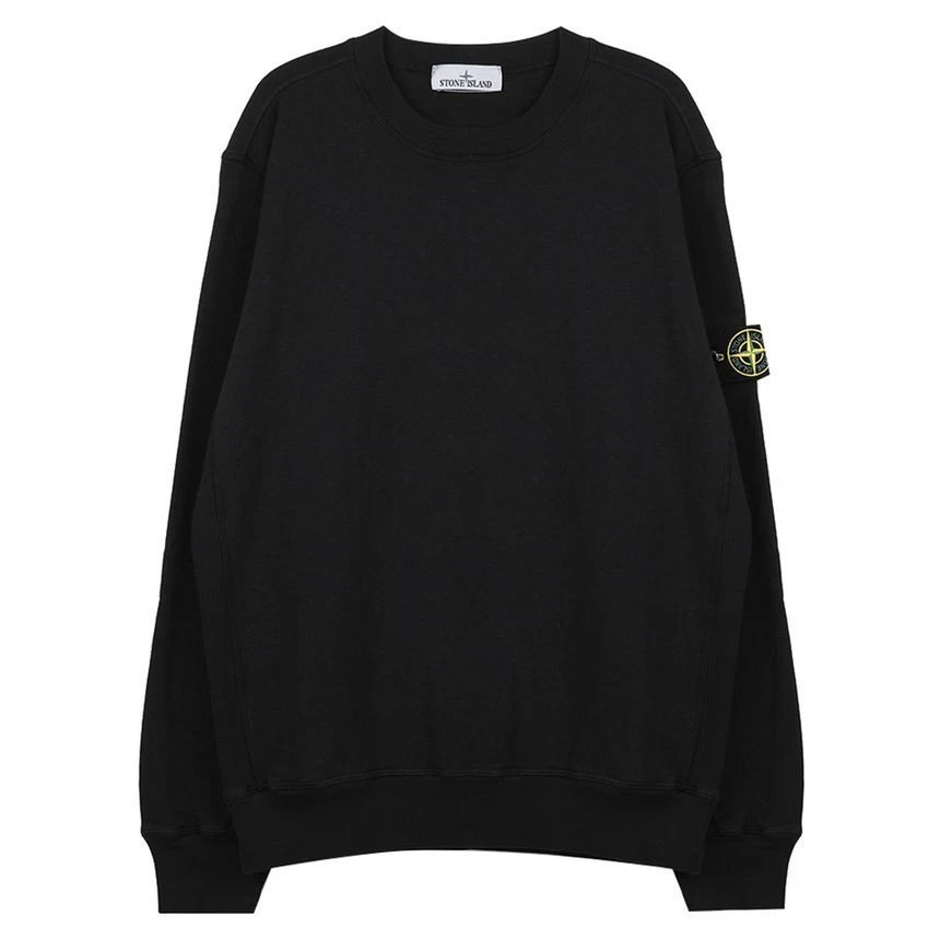 Felpa Stone Island stemma patch cotone 139307086