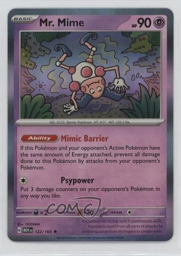 Mr Mime Pokemon 151 #122 0zc0 | eBay