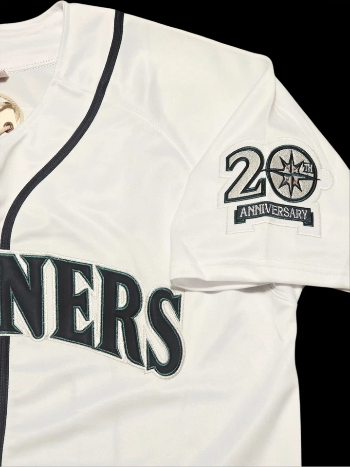 Ken Griffey Jr Seattle Mariners Jersey 1997 Retro Throwback NEW Stitched SALE!🎅 - Image 3 of 4