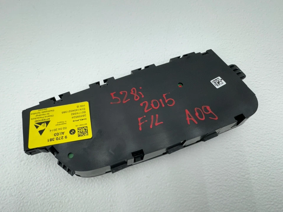 BMW 528I 535I 550I F10 2011-2016 INTERRUPTOR DE CONTROL ASIENTO DEL LADO DEL CONDUCTOR DELANTERO IZQUIERDO OEM Foto 3 de 4