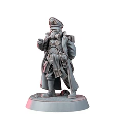 Imperial Korps Commissar Pointblank 28mm Sci Fi Mini Steel Legion