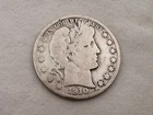 1910 S U.S. Barber Fifty Cent Silver Coin NB-12