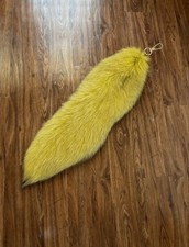 Faux Fur Fox Tail Key Chain Costume Fur