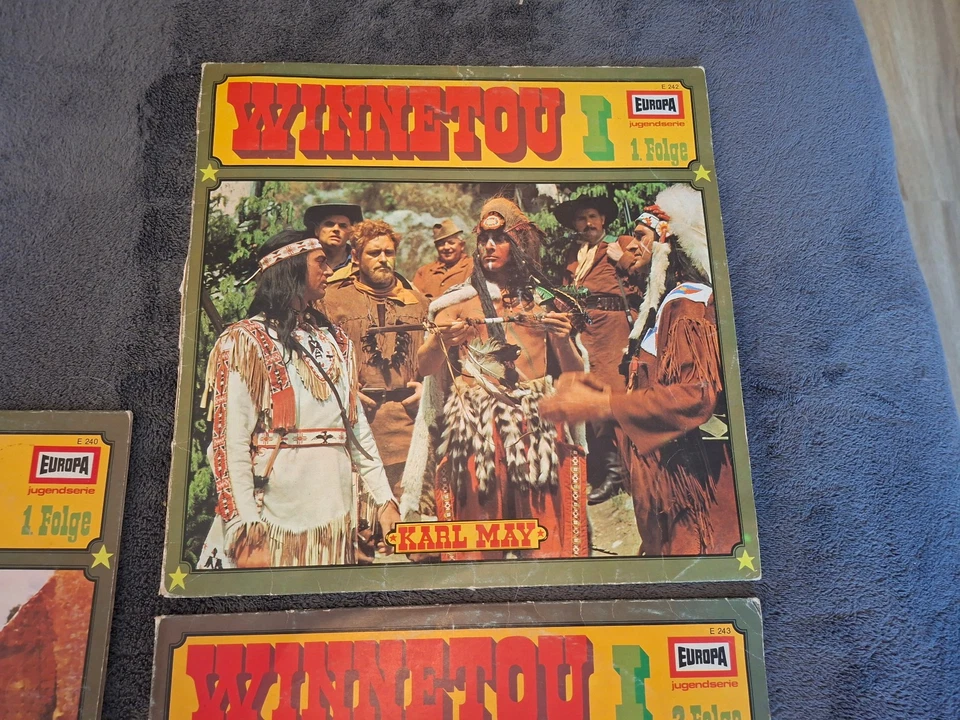 Hörspiel Schallplatten Winnetou, Old Surehand,Der Schatz im Silbersee - EUROPA - Bild 2 von 4