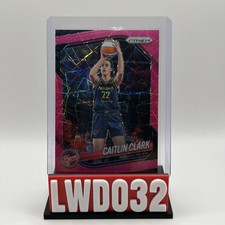 2025 Panini Prizm WNBA #22 Caitlin Clark Pink Velocity Prizm Indiana Fever /79