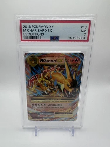 M Charizard EX - Ultra Rare - XY Flashfire - POKEMON - #13 - PSA 7