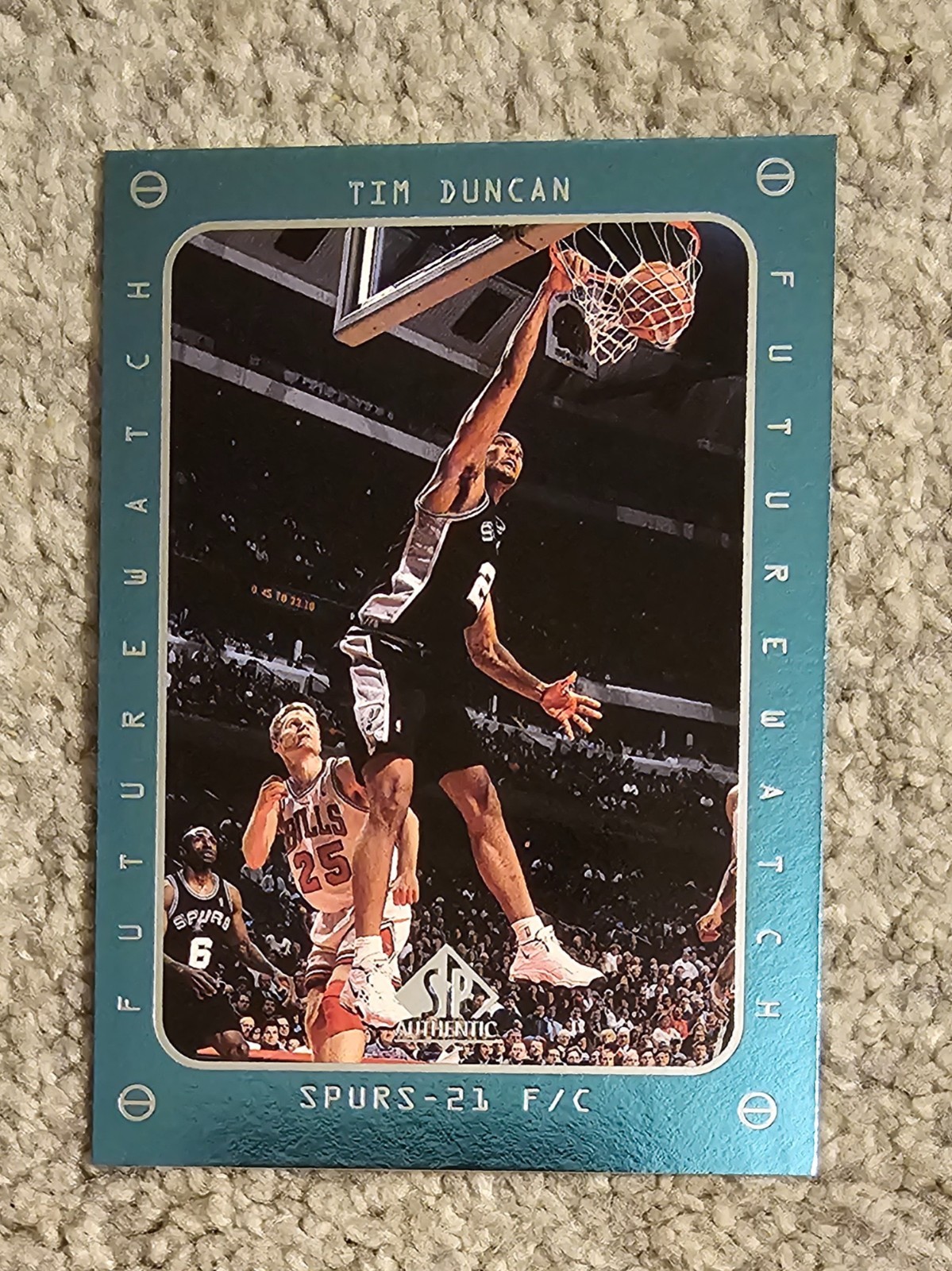 1997-98 SP Authentic - Tim Duncan #165 (RC)