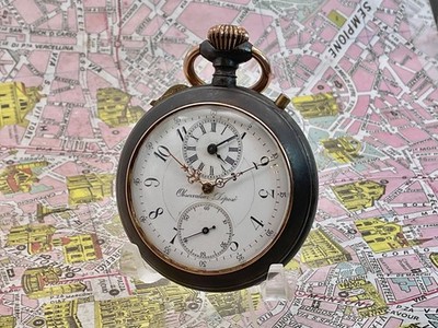 Extra Selten Observateur Depose  Chronograph für Lang Hist 1890 Orologio Pocket