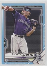 2021 Bowman Draft Sky Blue /499 Zac Veen #BD-150 0rm6
