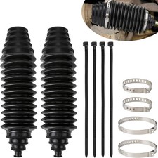 Steering Rack Boot Kit, Universal Steering Rack and Pinion Tie Rod Boots, Dustpr